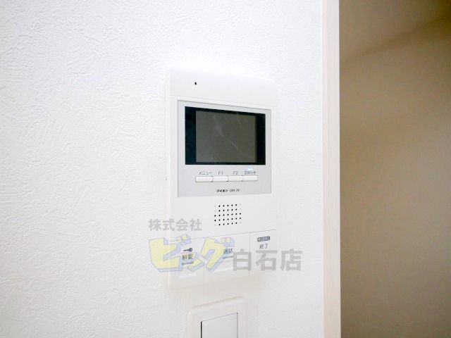 セキュリティ　モニター付きインターホン完備しています♪