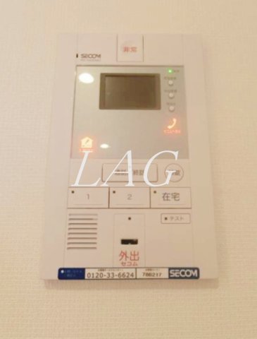 セキュリティ　モニター付きインターフォンです。