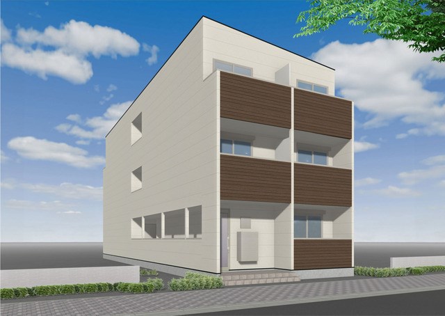 建物外観　外観パース