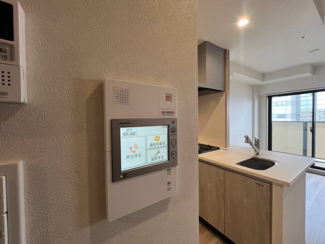 セキュリティ　モニター付きインターホンです