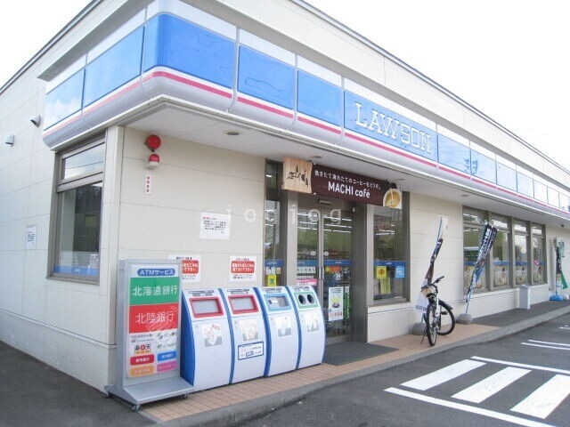 コンビニ　ローソン恵庭黄金中央店（コンビニ）まで80m