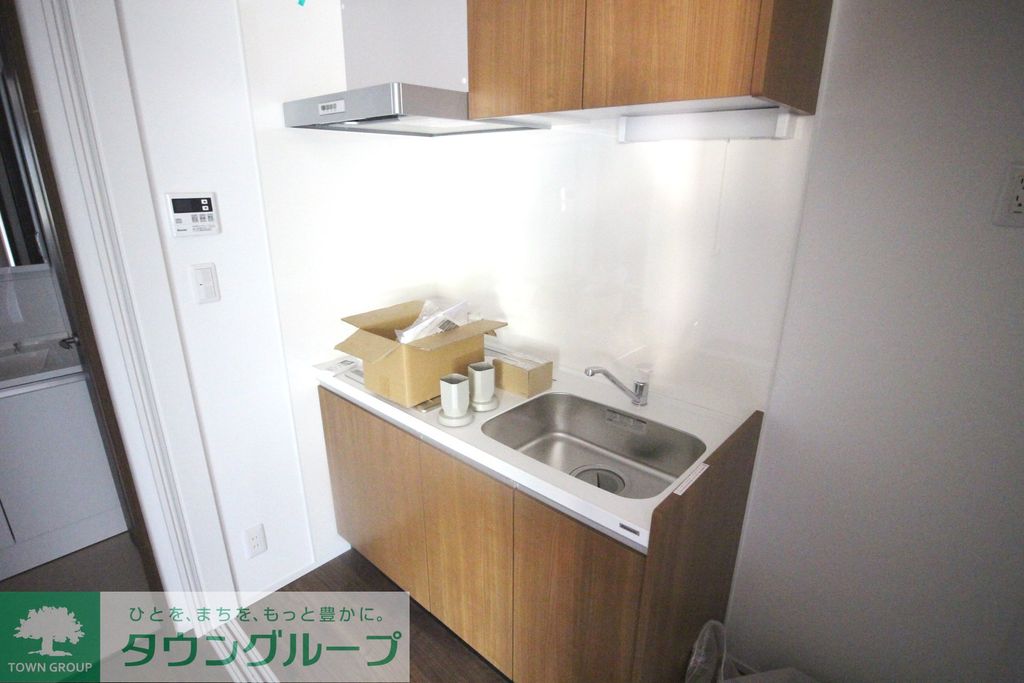 キッチン　新築施工時の写真となります