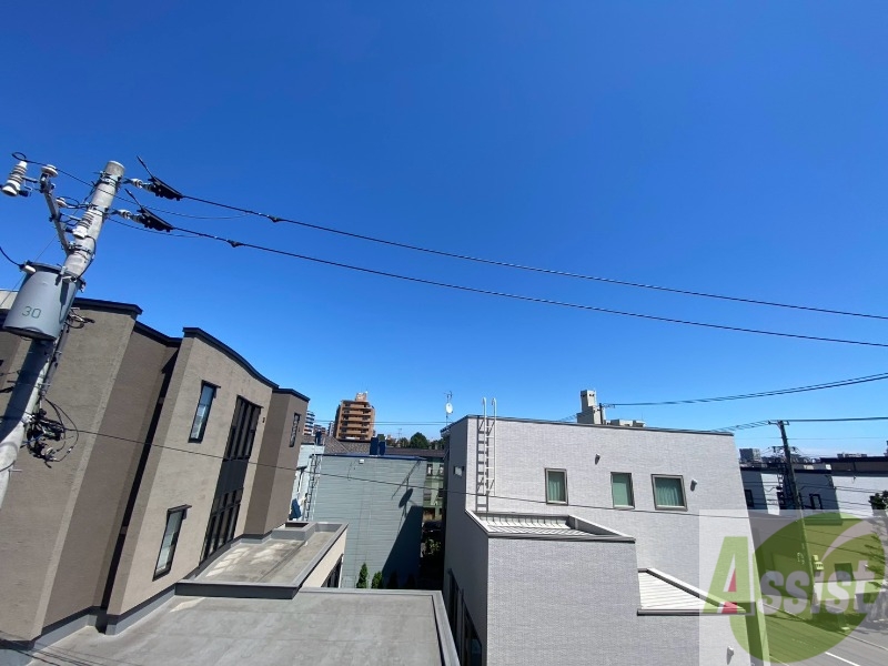 眺望　眺望はこちら。静かな住宅街という印象を受けました。