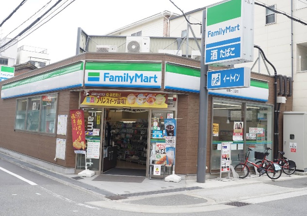 コンビニ　ファミリーマート 鶴橋一丁目店（コンビニ）まで386m