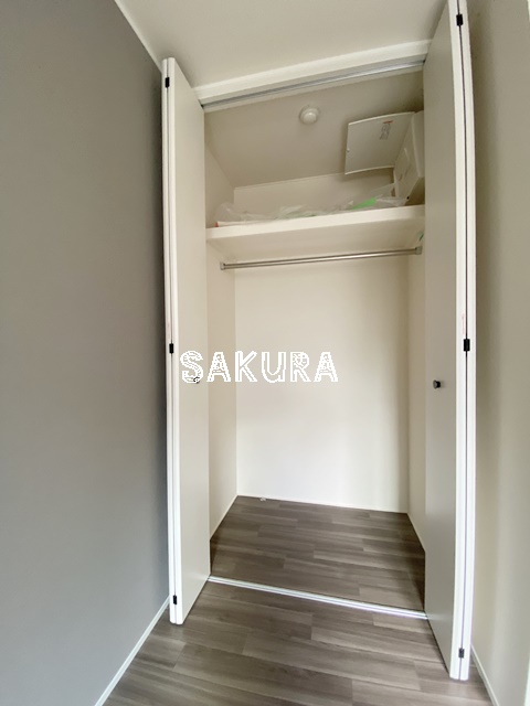 収納　お荷物の多い方でも安心のクローゼット付き♪