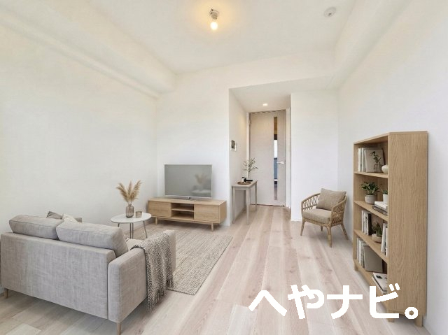 居室・リビング　※現況優先、家具等はAI加工によるイメージ画像です。