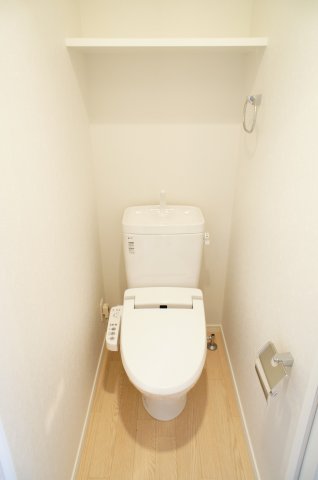 トイレ　ゆったりとした空間のトイレです