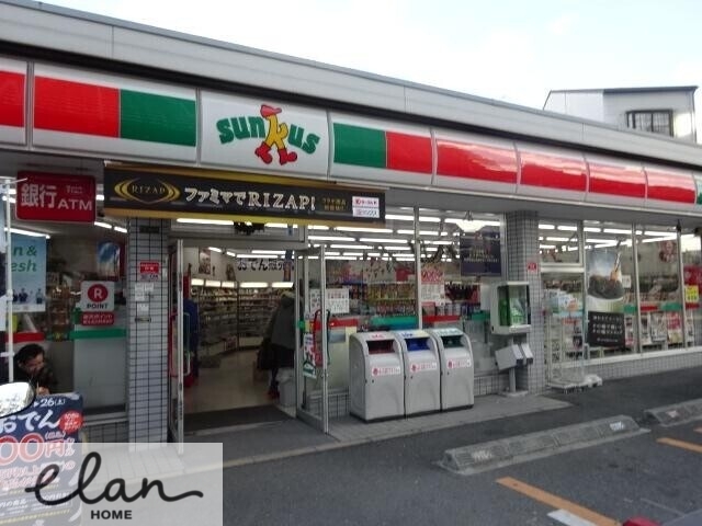 コンビニ　サンクス新今里３丁目店（コンビニ）まで1128m