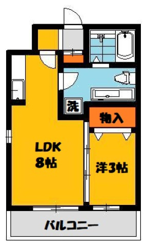 クレールシャンブルの間取り写真
