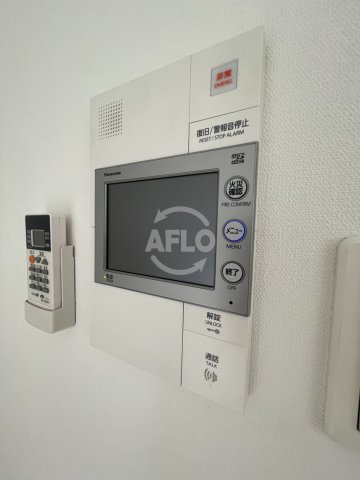 セキュリティ　ラ・フォルム本町WEST　モニター付きインターホン