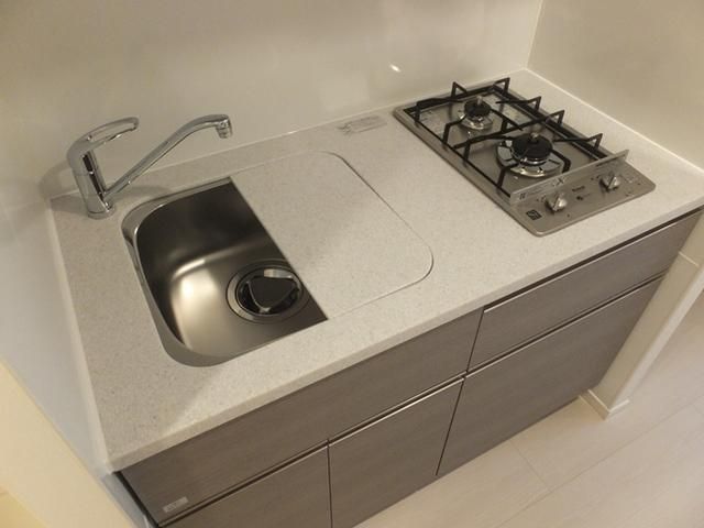 キッチン　システムキッチン2口コンロ