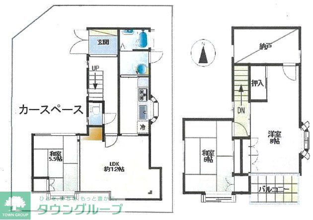 道野辺中央戸建の間取り写真