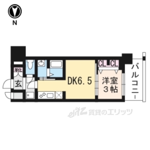 プレサンスTHEKYOTO粋都の間取り写真