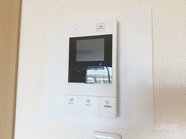 セキュリティ　モニター付きインターホンで安心！