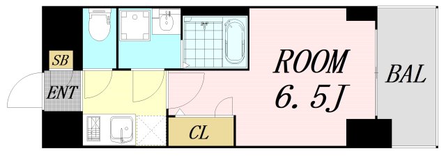 S-RESIDENCE福島玉川Deuxの間取り写真