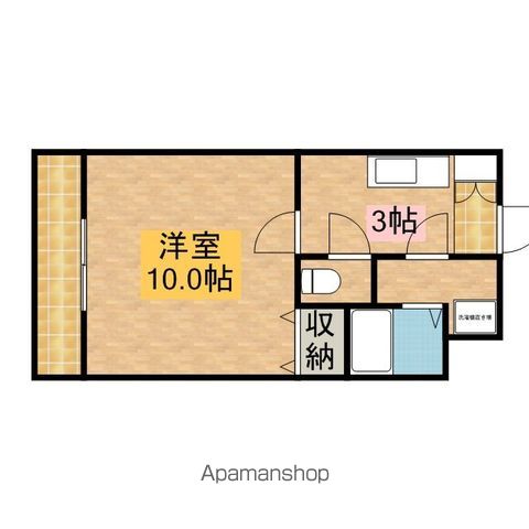 ＪＲ東海道本線 浜松駅 バス乗車時間：8分 最寄りバス停で下車 徒歩3分 4階建 築21年の間取り写真
