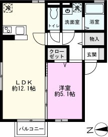 メリッサの間取り写真