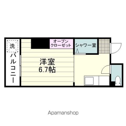 西駅ハイツの間取り写真