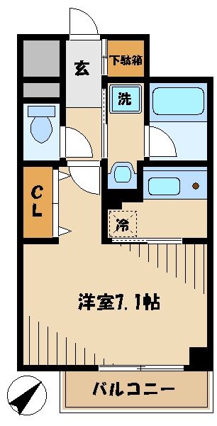アクアヴィラ品川の間取り写真