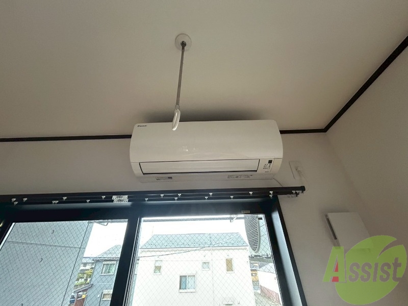 その他設備　エアコンが付いているので入居日から快適に過ごせますね。