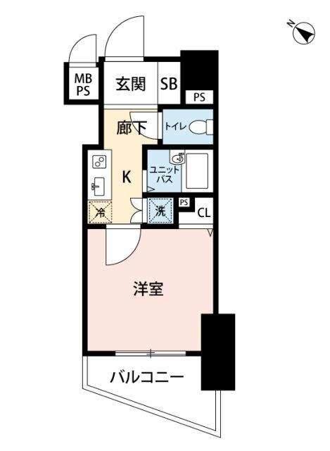 東急田園都市線 三軒茶屋駅 徒歩10分 14階建 築28年の間取り写真