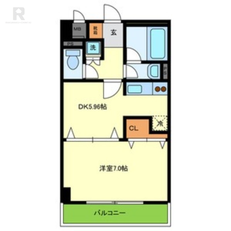 メゾン・ド・成屋大阪の間取り写真