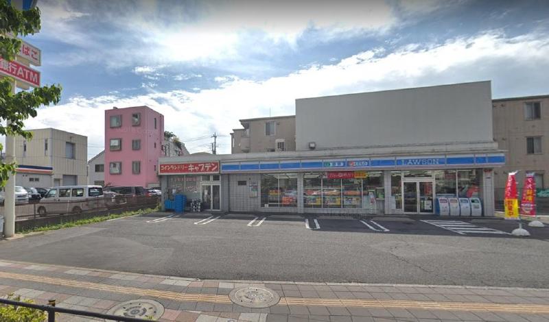 コンビニ　ローソン足立谷在家店（コンビニ）まで190m