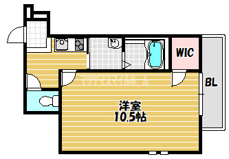 フジパレス吉田本町III番館の間取り写真