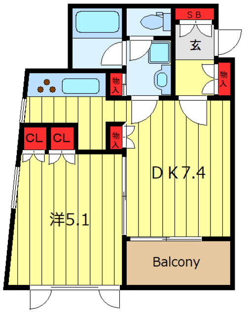CASA文京動坂の間取り写真