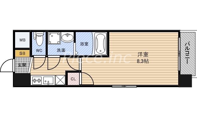 コスモ梅田WESTの間取り写真