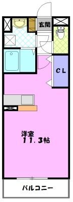 ルーナシティの間取り写真