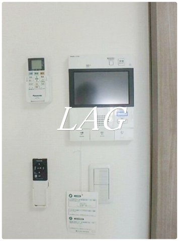 セキュリティ　モニター付きインターホンです。