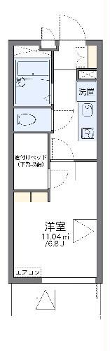 レオパレスLotuscourtの間取り写真