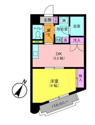 キトミ壱番館の間取り写真