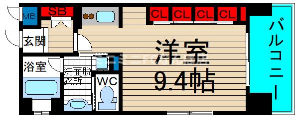 リーガル四ツ橋IIの間取り写真