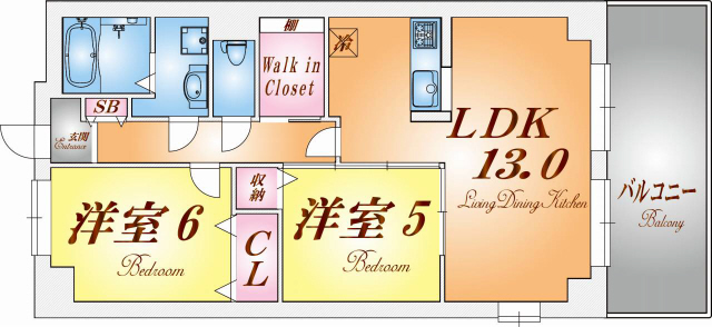 ガーデンコートの間取り写真