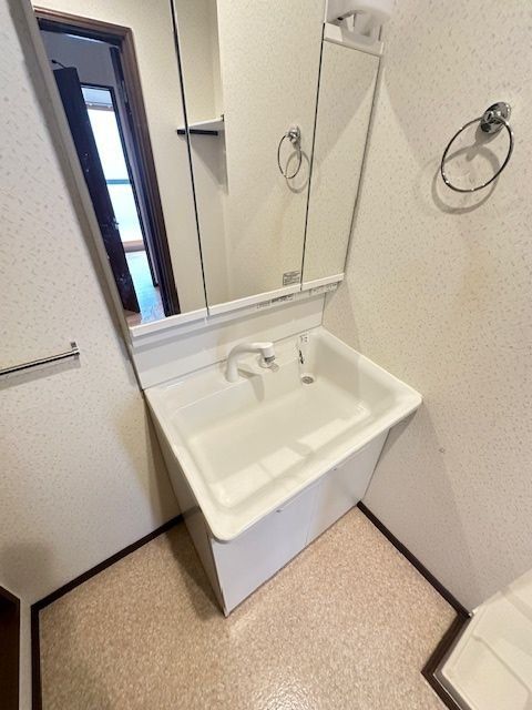 洗面設備　便利な洗面台