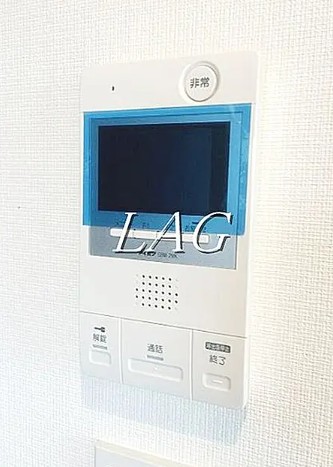 セキュリティ　モニター付きインターフォンです。