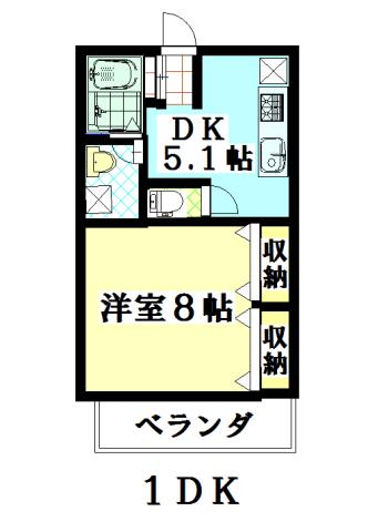 ＪＲ南武線 平間駅 徒歩9分 3階建 築18年の間取り写真
