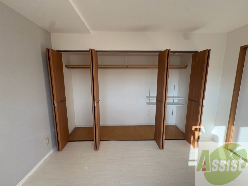 収納　収納もバッチリあるのでお部屋が片付きますよ！
