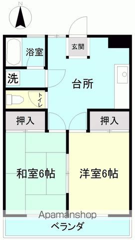 シャイニングマンションの間取り写真
