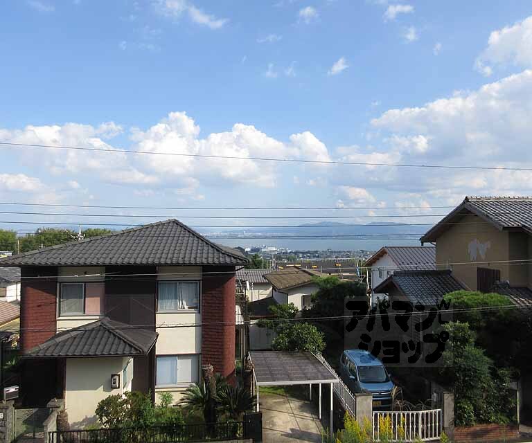 眺望　遠くに琵琶湖も見えます！