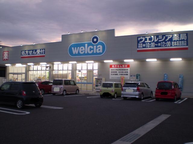 ドラックストア　ウェルシア薬局高宮店（ドラッグストア）まで424m