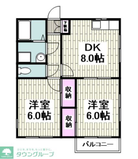 メゾンドレオの間取り写真