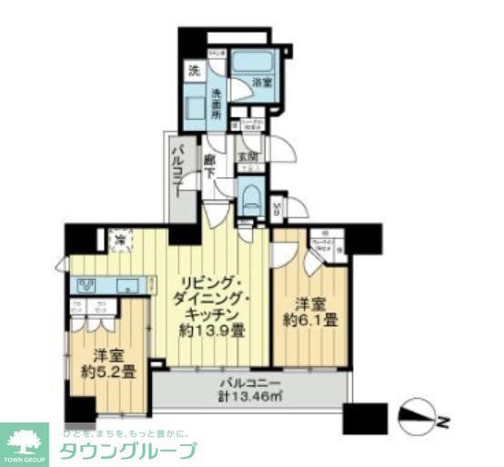 リビオ東京の間取り写真