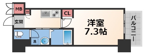 ハイラインIIの間取り写真