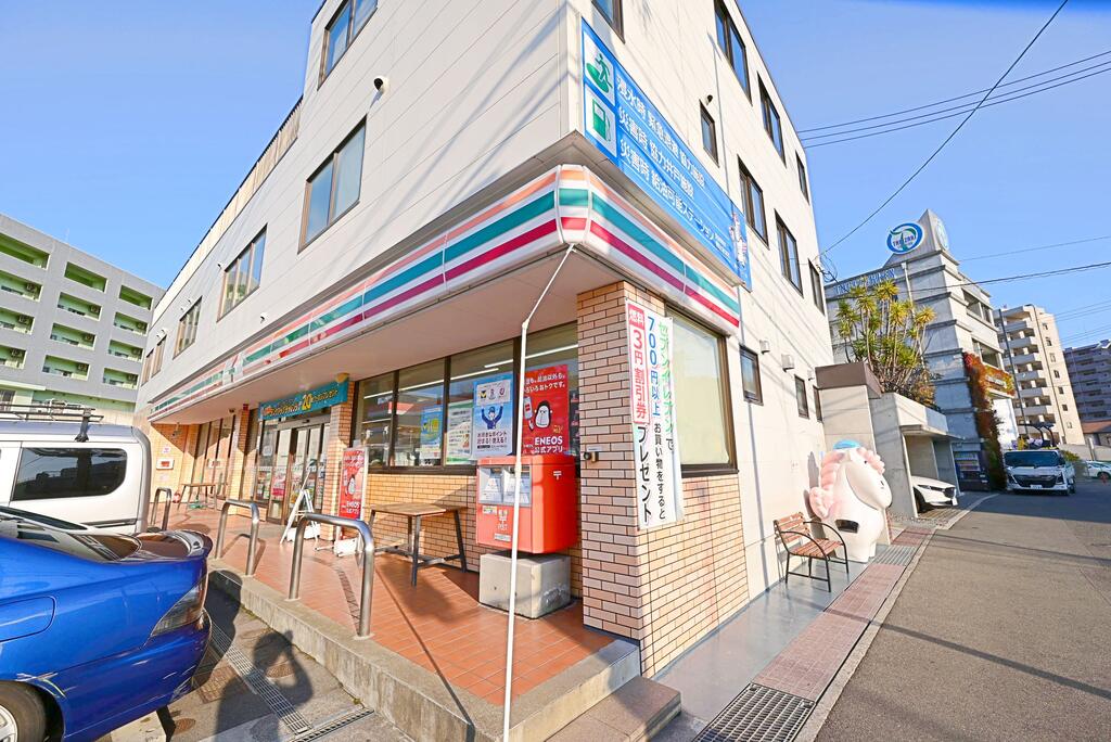 コンビニ　セブンイレブン広島新大州橋店（コンビニ）まで186m