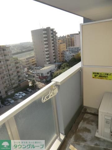 眺望　明るいバルコニーです