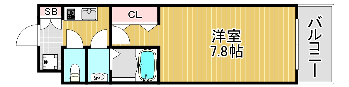 フォーリアライズ福島WESTの間取り写真