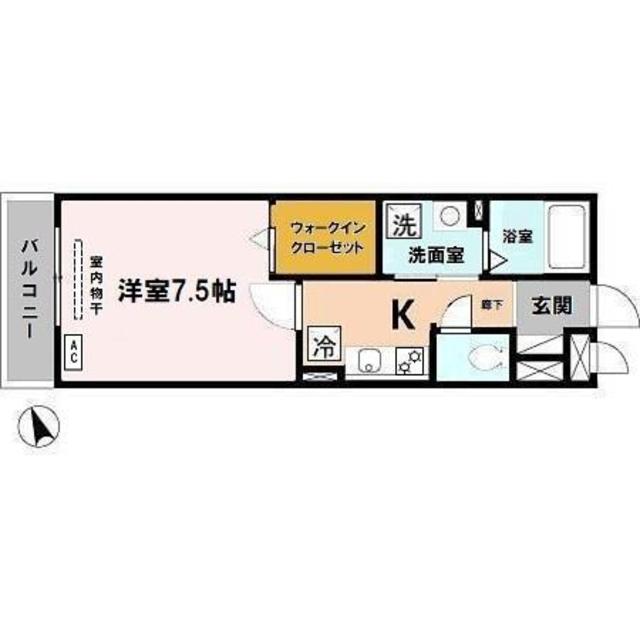 地下鉄今里筋線 清水駅 徒歩7分 3階建 築19年の間取り写真